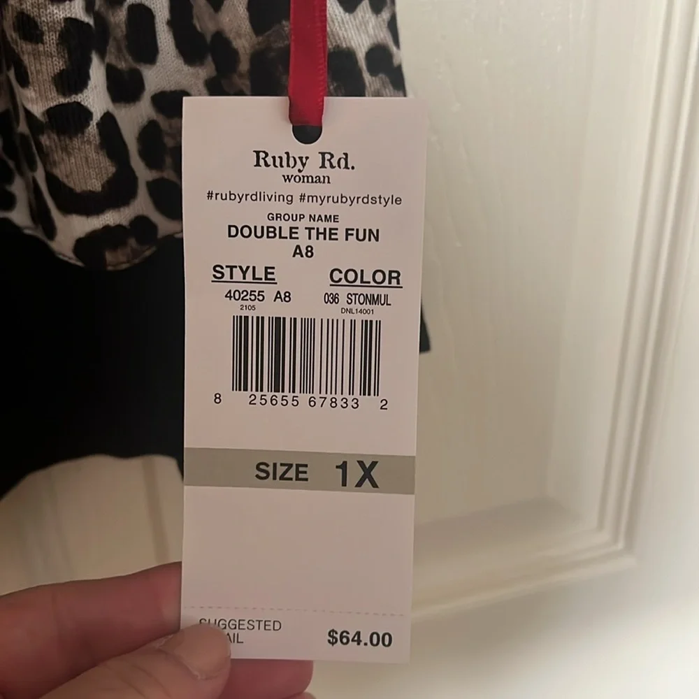 NWT Ruby Rd blouse - Picture 3 of 3